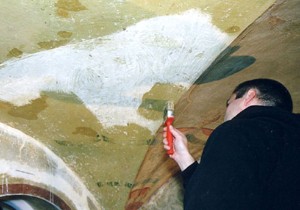 Restaurierung Restauratoren Deckenmalerei Freilegung Potsdam