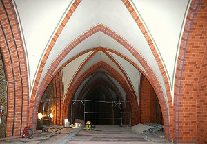 St. Marienkirche Pasewalk Ziegelimmitation Ausmalung Rekonstruktion