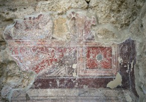archäologische Restaurierung Dammann Felsch Wilhelmshorst Kroation Brandenburg römisch Therme Fresco